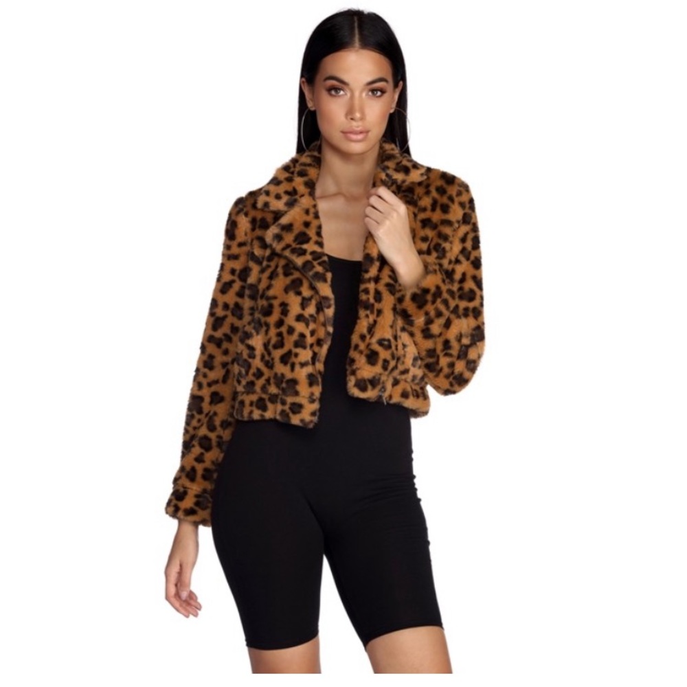 Lucky Brand Faux Fur Jacket